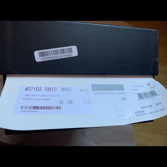 Gucci Men Wolf GG Supreme Dublin SlipOn Sneaker 8G - Picture 6 of 8